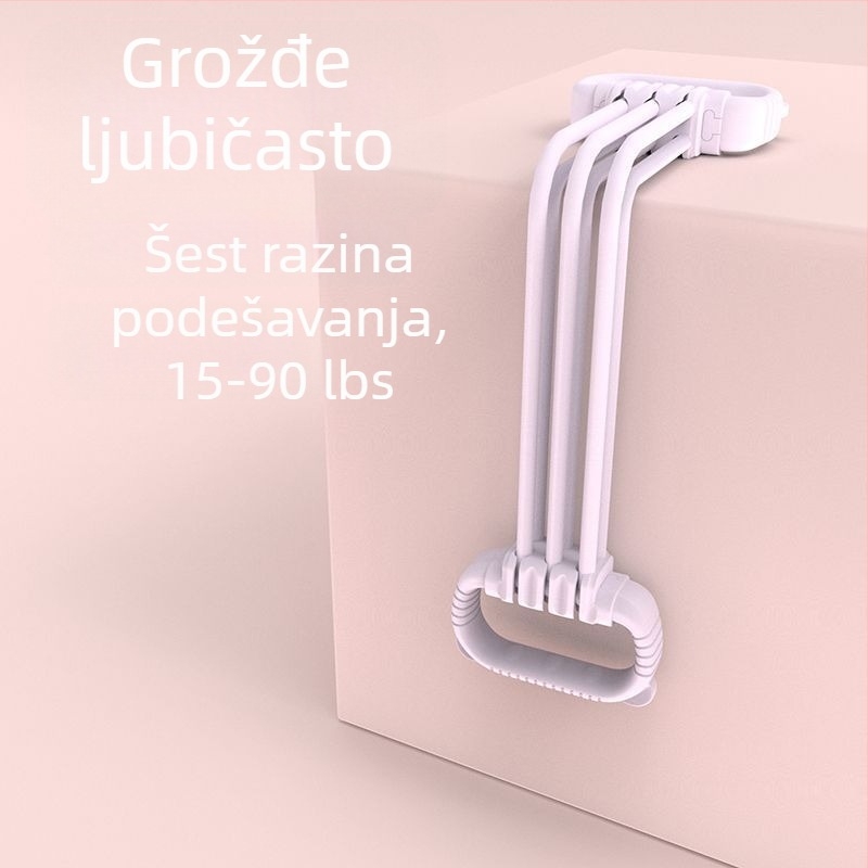 Prilagodljiva otporna traka u obliku 8 za žene – vježbanje ramena i leđa, šest vlakana elastična traka za kućne vježbe