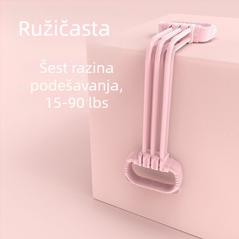 Prilagodljiva otporna traka u obliku 8 za žene – vježbanje ramena i leđa, šest vlakana elastična traka za kućne vježbe
