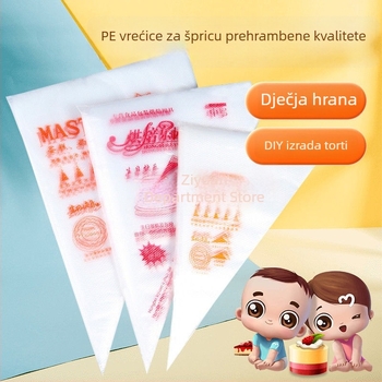 Silikonska vrećica za ukrašavanje kolača i pripremu dječje hrane