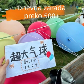 36-inčni kružni latex balon, debeli zid, za dekoraciju rođendana i vjenčanja