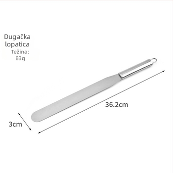 Nehrđajući čelik tortna spatula, nož za kremu, škrabac i nož za demontažu, 6/8/10 inča, alati za pečenje i ukrašavanje