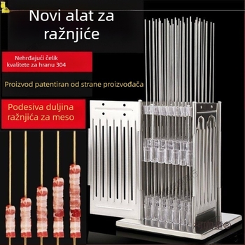 Višenamjenski stroj za ražnjiće za kućnu i komercijalnu upotrebu, ražnjići od janjetine i mesa