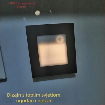 Siva biserna podna lampa s senzorom pokreta, model 86-T, topla svjetlost