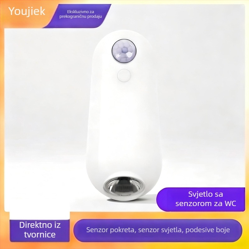 F15 Punjivo noćno svjetlo za WC sa senzorom pokreta i LED