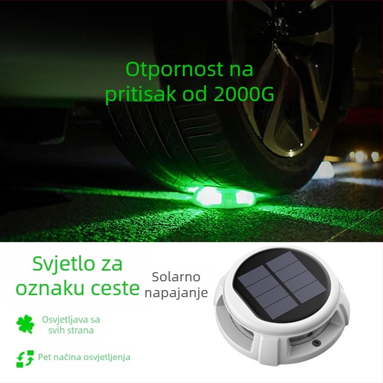 Međunarodna IP68 vodootporna solarna podzemna svjetiljka s 5 načina osvjetljenja za vanjski dvorište