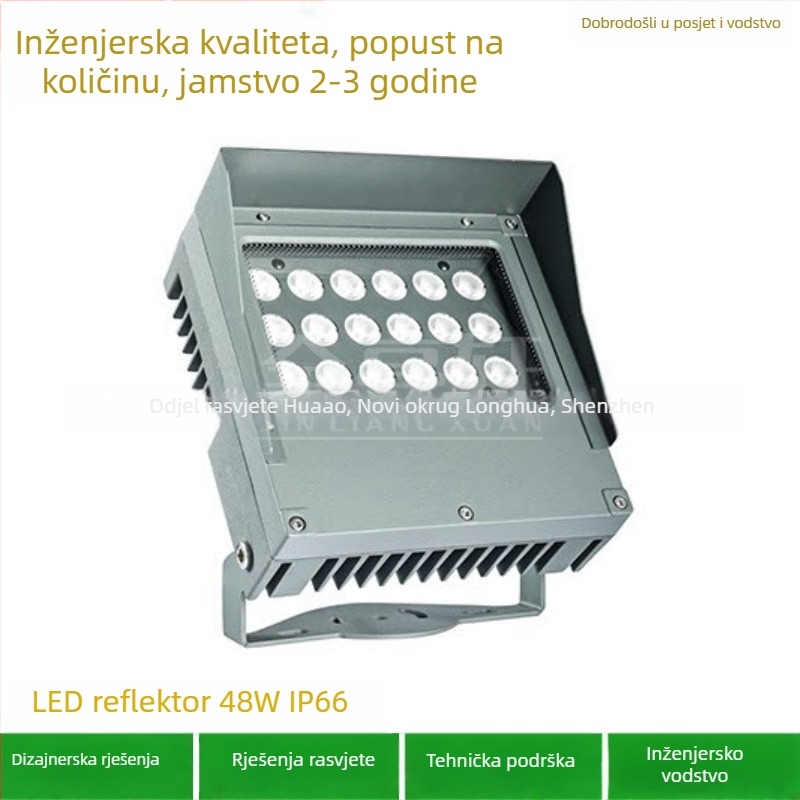 LED kućište rasvjetu za šetnicu, vanjska vodootporna LED rasvjeta za zid, kutna svjetiljka, 9W 3000K