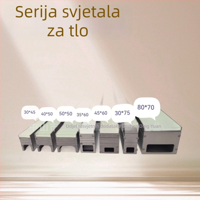 LED podzemna rasvjeta – kućište kompleta za vanjsku rasvjetu krajolika s wall-washer