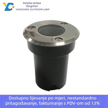 Komplet kućišta za podzemno svjetlo za kvadratne vanjske rasvjete, IP67, lijevano aluminij