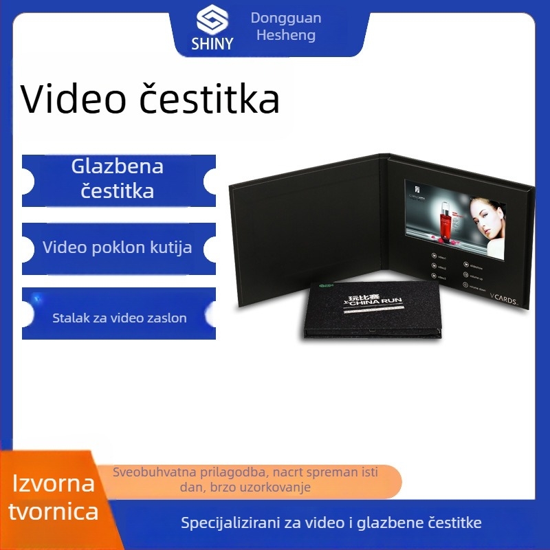 Prilagođena HD video čestitka s fotoalbumom i digitalnom pozivnicom