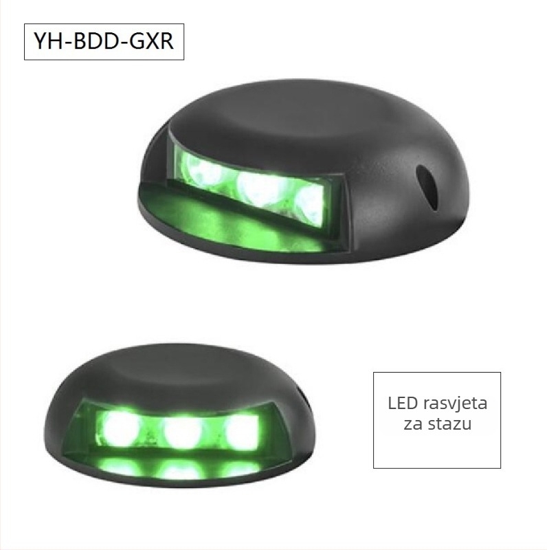 LED rasvjeta za staze u vrtu i stepenice – aluminijsko kućište, IP66, 24V DC, LED visoke snage