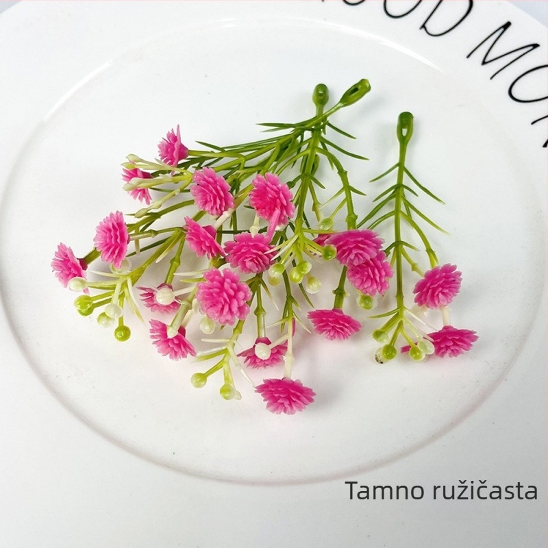 Umjetno svileno cvijeće u buketu za DIY ukosnice za kosu, svadbene vence, modni dodaci i rekviziti za fotografiju