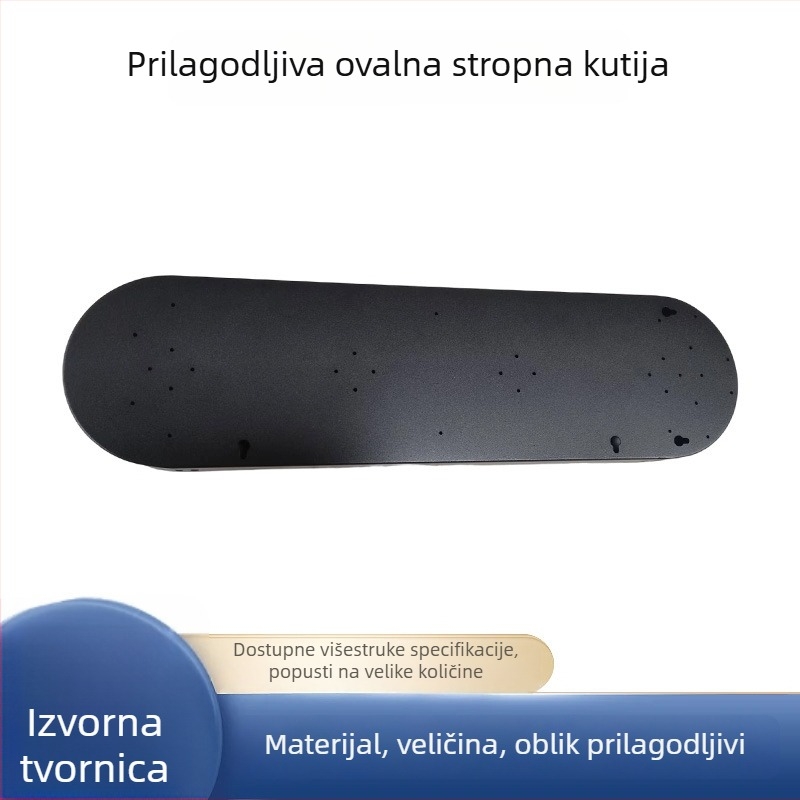 Ovalno plafonsko kućište za rasvjetu, metalni panel rasvjete, prilagodljivo oblik i kućište