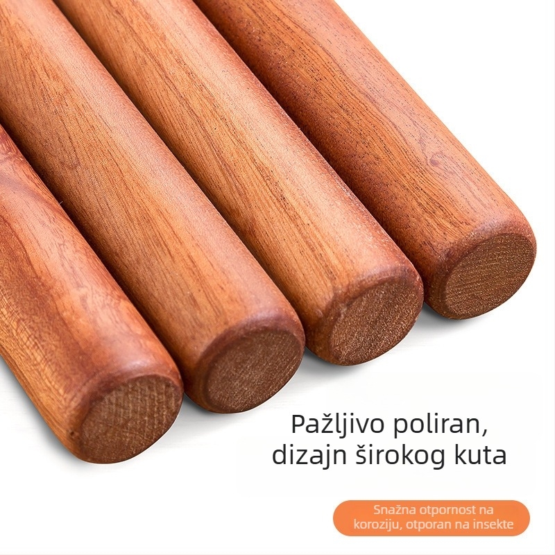 Drveni valjak za tijesto, velik za listove za knedle, mali za pečenje