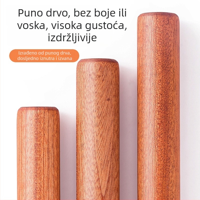 Drveni valjak za tijesto, velik za listove za knedle, mali za pečenje