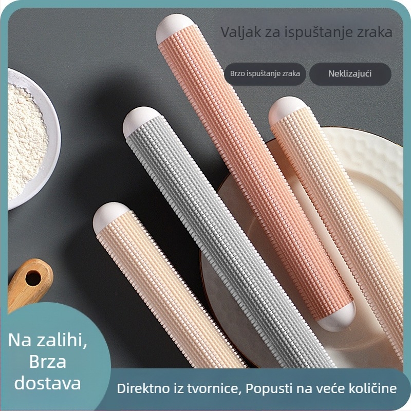 Valjak za tijesto za knedle – ne ljepi se, višenamjenski za tijesto i kruh