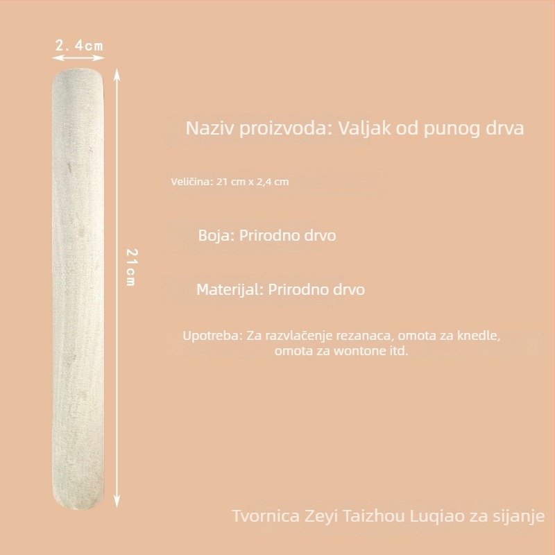 Bukov valjak za tijesto