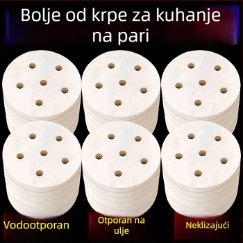 Kuhinjska para podloga i plat za paru za peciva i knedle, neklizajući podmetač za tepsiju i lonac, parni papir