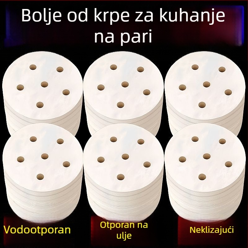 Kuhinjska para podloga i plat za paru za peciva i knedle, neklizajući podmetač za tepsiju i lonac, parni papir