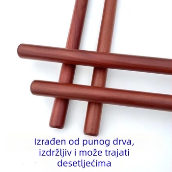 Valjak za tijesto od crvenog sandalovog drveta, čvrsto drvo, kućna upotreba