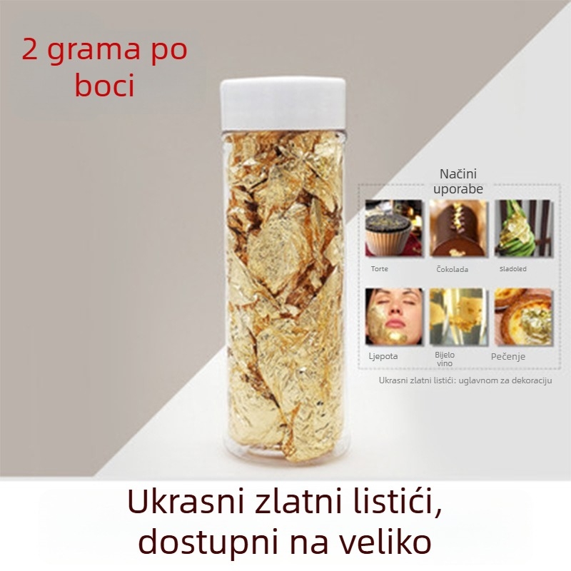 Papir za pečenje sa zlatnom folijom – 2 gsm, za kolače i deserte