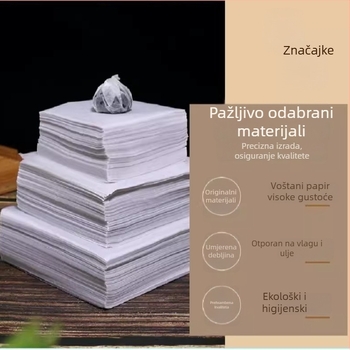 Vosk papir za tablete, dvostrani, papir za pakiranje crnih sezama tableta, poseban papir za tablete, premaz prehrambenim silikonom