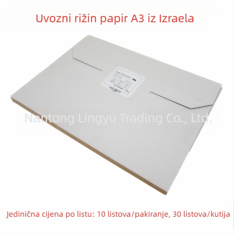 Jestivi fondant papir A3 za ispis torti – digitalni papir s fotografijom na torti