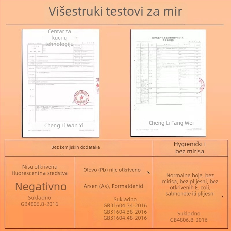 Papi za pečenje s premazom silikonskog ulja, jednokratna, kvadratna, otporna na visoke temperature, ne lijepi se i upija ulje