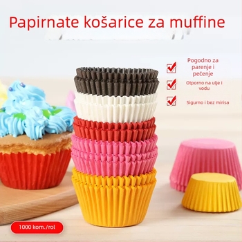 Prilagodljive maslout otpornost papirnate šalice za pečenje i lineri za muffine, čokoladni Mochi kolač
