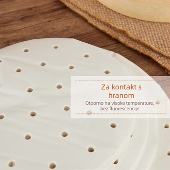 Ne lijepljivi papir za parenje i pečenje, masni papir za pečenje, donji papir za posude na paru, 100 listova