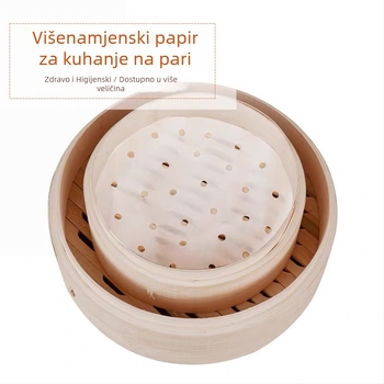 Ne lijepljivi papir za parenje i pečenje, masni papir za pečenje, donji papir za posude na paru, 100 listova