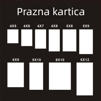 Čvrst bijeli karton za učenje slova i riječi – DIY grafiti, ručno oslikana razglednica i čestitka, 300 g