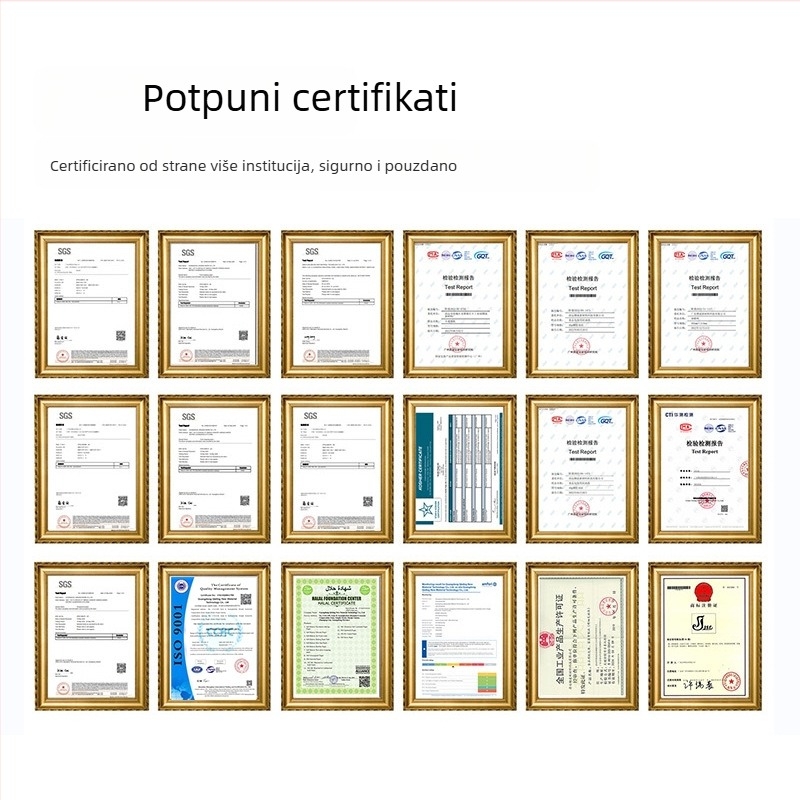 Kvadratični papir za parenje, neprijanjiv, jednokratni, pravokutni papir za parenje