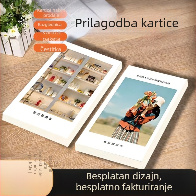 Prilagođene reljefne kartice od kartona – zahvalnice, svadbene čestitke i razglednice