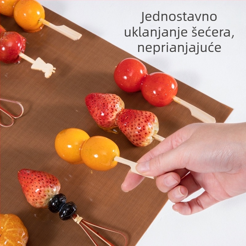 Neprianjajuća podloga za pečenje, glatka, otporna na visoke temperature, za rolne s biskvitom, višekratna upotreba