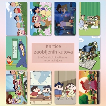 Slatka Shin-Chan LOMO kartica — lijep značnik stranice i poštanska kartica za dekoraciju sobe