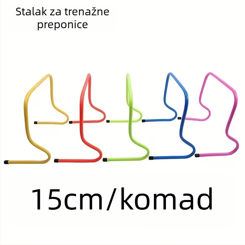PVC oprema za nogometnu trening s preprekama i šipkama za agilnost i trčanje