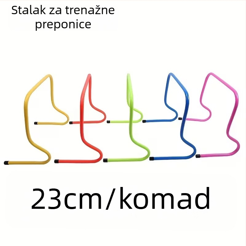PVC oprema za nogometnu trening s preprekama i šipkama za agilnost i trčanje