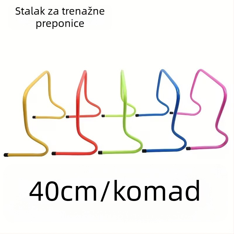 PVC oprema za nogometnu trening s preprekama i šipkama za agilnost i trčanje