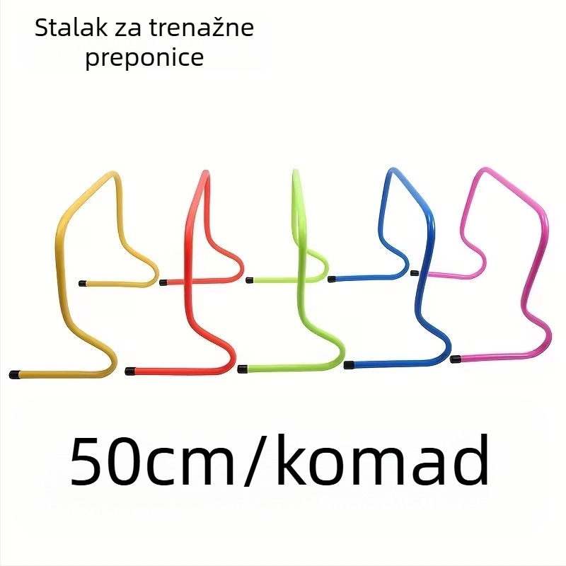 PVC oprema za nogometnu trening s preprekama i šipkama za agilnost i trčanje
