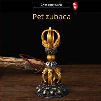 Vajra pestla od čisto bakra sa bazom, veliki