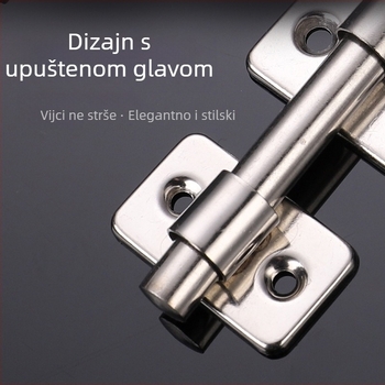 Nerđajući čelični dvostrani latch za drvena vrata, starinski dizajn, za ormare i prozore
