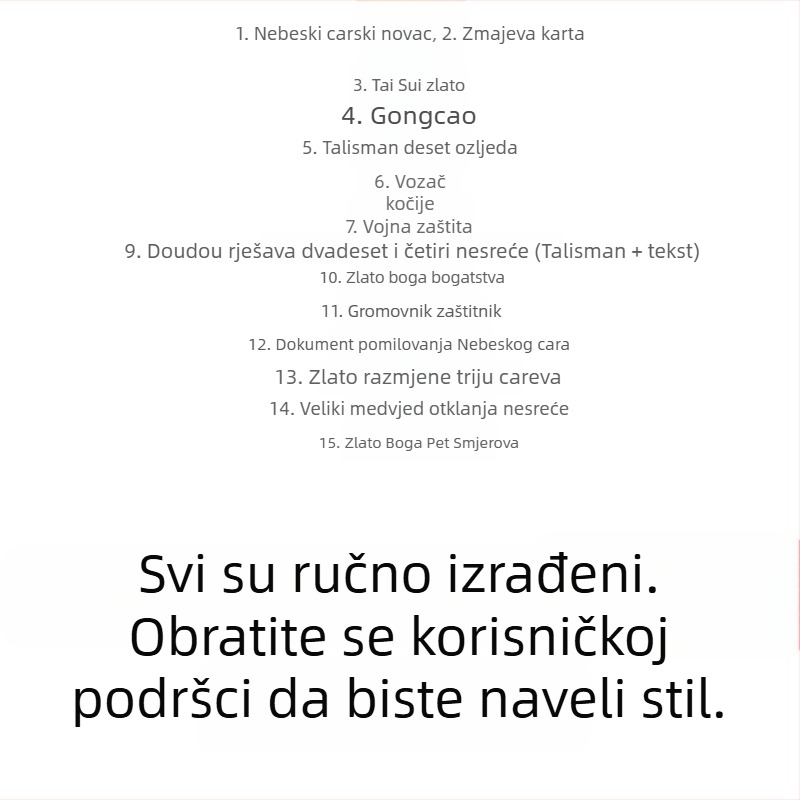 Na veliko: Ručno izrađeni veliki listovi talismana za Jade cara na žutom papiru s cinnabar pečatima, 12 ljekovitih pečata