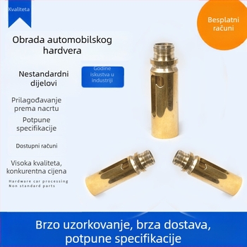 CNC precizni mosazni držač za pero – metalni dio