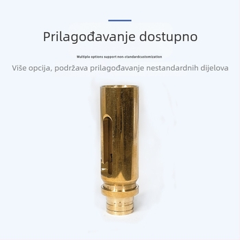 CNC precizni mosazni držač za pero – metalni dio