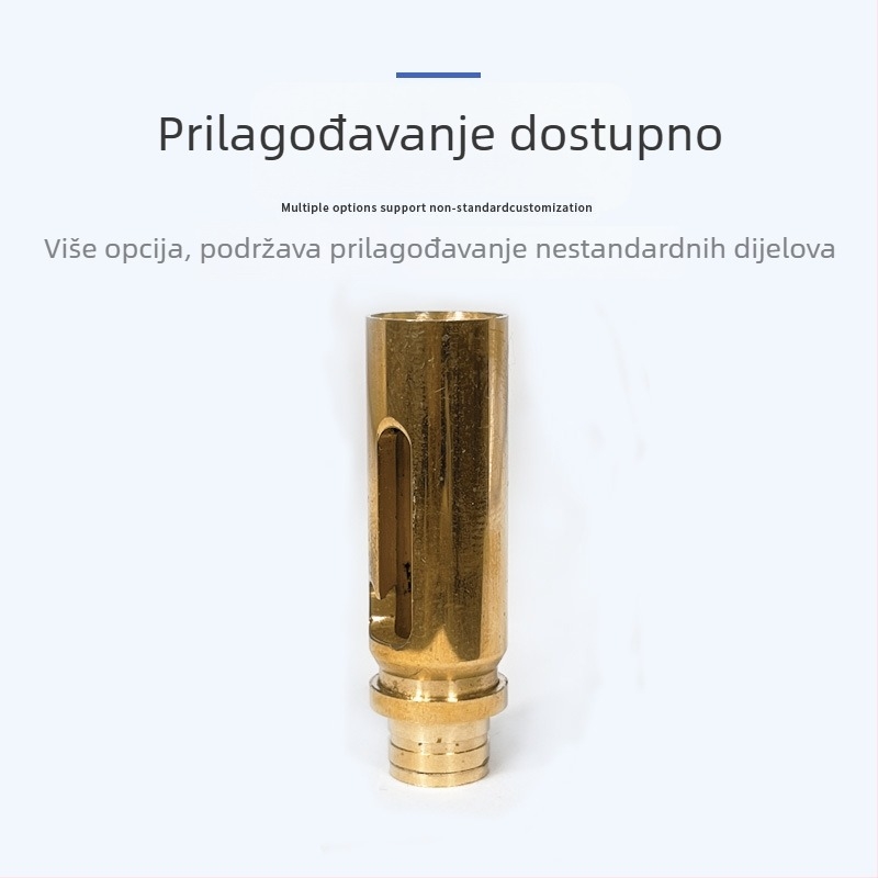 CNC precizni mosazni držač za pero – metalni dio