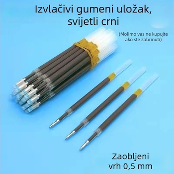 Zamjenska 0,5 mm kristalno plava, toplinsko brisanje, kuglična glava