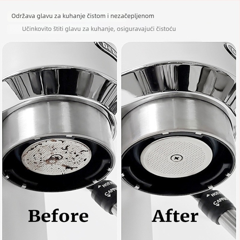 Set od 2 metalnih filtera za moka lonac, veličine 56/59/61/65/68 mm, za ručno kuhanje kave, s filtr papirima