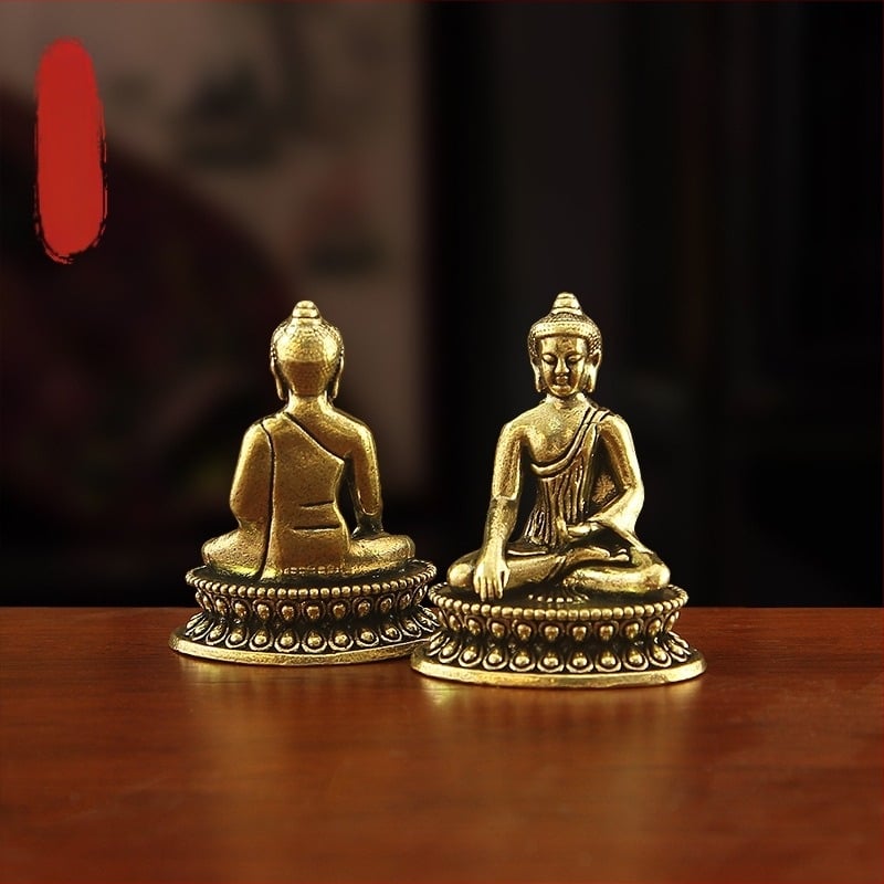 Statueta Budda-liječnika u antičkom stilu, tibetanski Guanyin, mali retro dekorativni komad