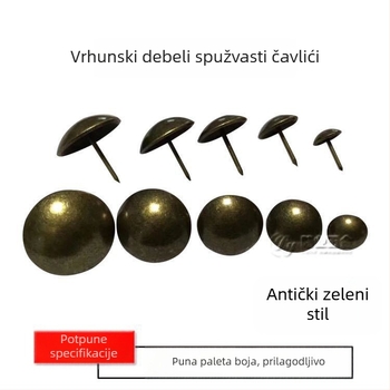 Kugličaste čavle za tapeciranje kauča, ugljikovo čelik