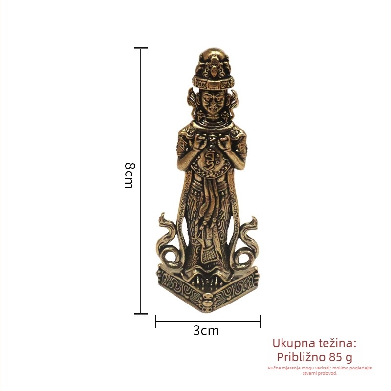 Mesing Buddha statua Zakiram, ručno izrađena stolna dekoracija